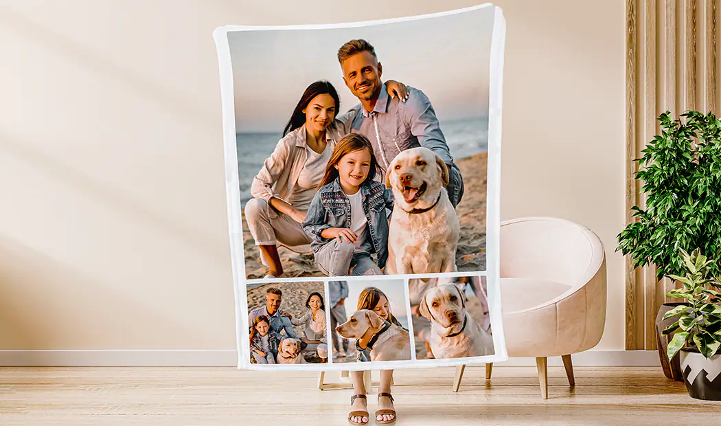 Personalised Sherpa Fleece Blankets