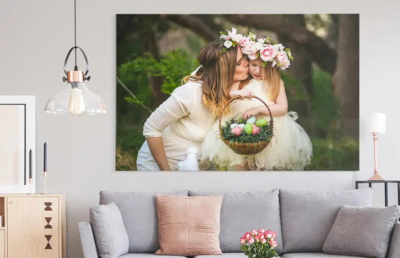 Printerpix Mother daughter photo Canvas All Layout & Sizes