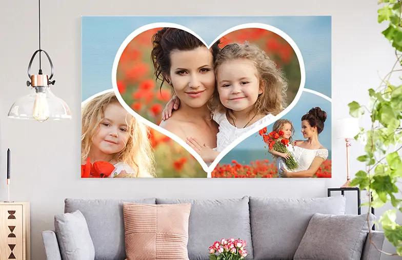 Printerpix Mother and daughter photo Canvas All Layout & Sizes