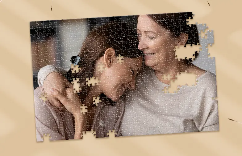 Printerpix Mother and son photo Jigsaw Puzzle