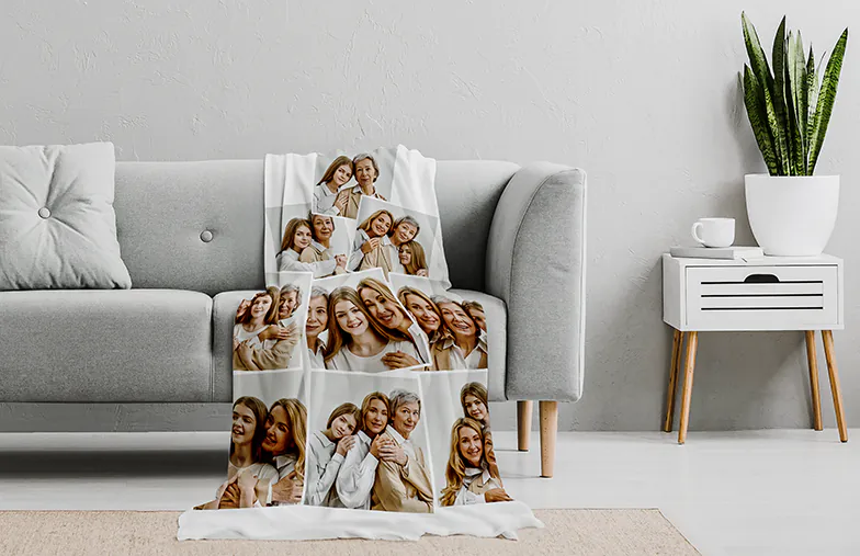 Personalised Photo Blankets - Mother's Day Gifts