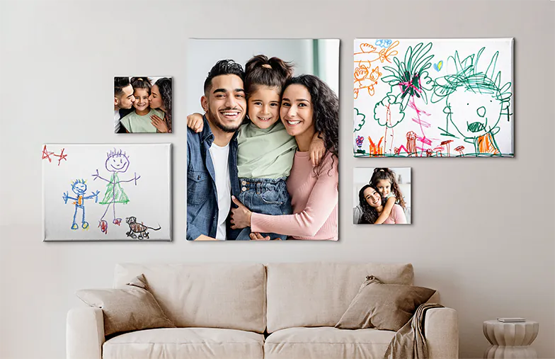 Printerpix Personalised Canvas Mothers Day photo gifts All Layout & Sizes