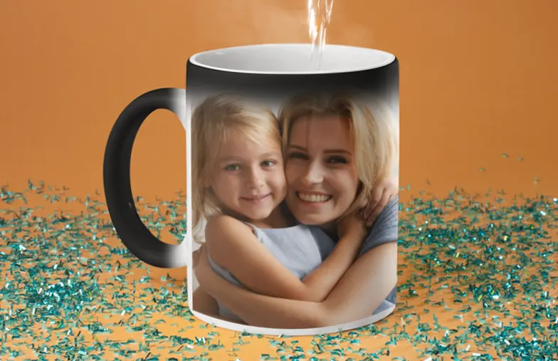 Printerpix Personalised Magic Mugs photo gifts Mothers Day Single or Pack