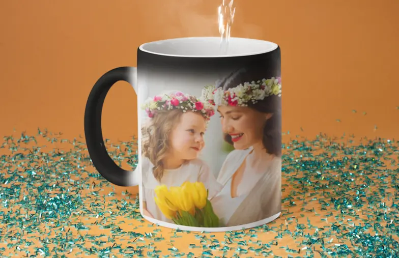 Printerpix Personalised Magic Mugs Mothers Day Single or Pack