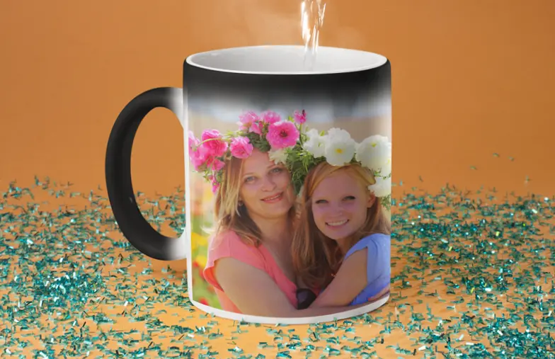 Printerpix Personalised photo Magic Mugs for Mother's Day Single or Pack