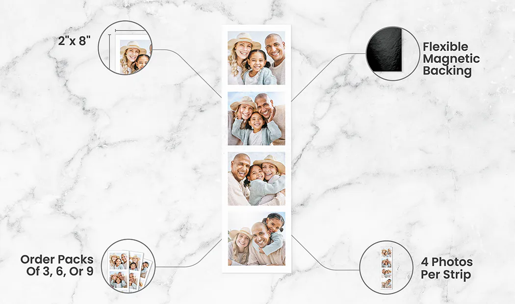 Magnetic Photo Strips