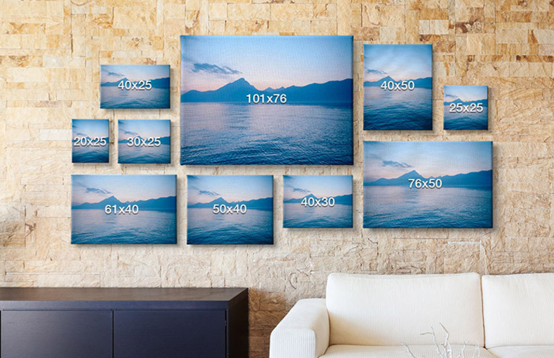 canvas print sizes