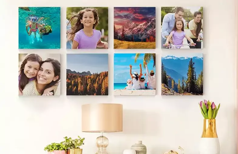 Canvas print of a couple enjoying their holiday