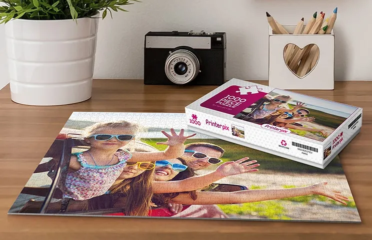 Printerpix photo puzzle with printed box and 1000 pieces