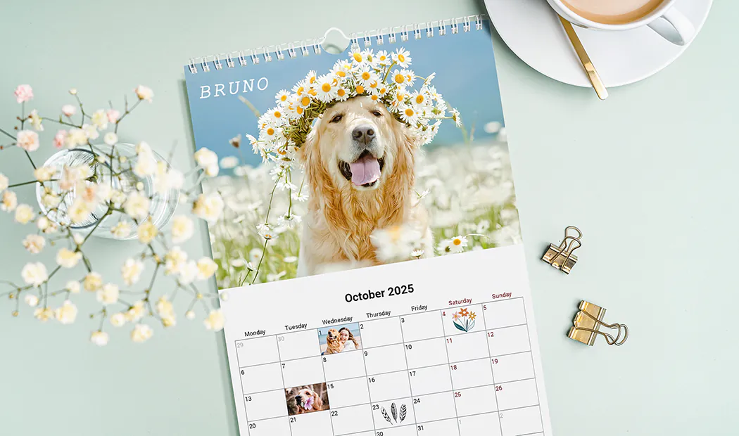 Personalised Kitchen Calendar