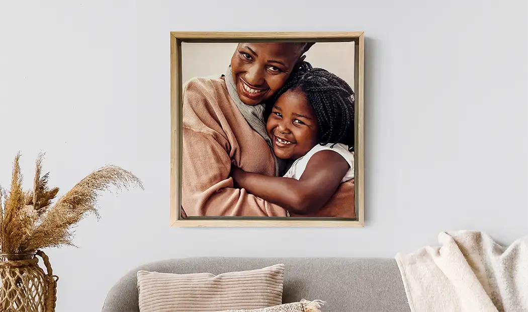 Canvas print of a couple enjoying their holiday