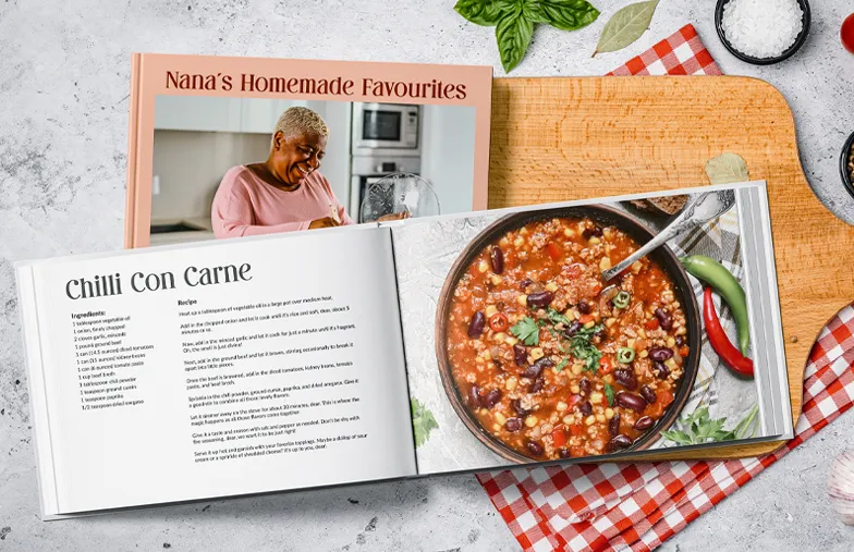 How to Make a Recipe Photo Book for Grandma